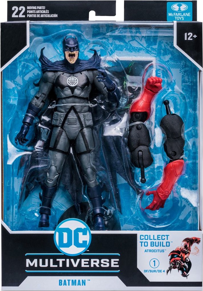 Blackest Night DC Multiverse Batman (Black Lantern) Action Figure (Collect  to Build: Atrocitus)