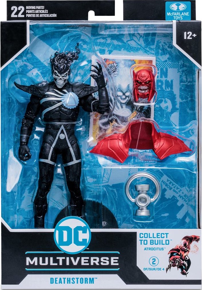 Blackest Night DC Multiverse Batman (Black Lantern) Action Figure (Collect  to Build: Atrocitus)