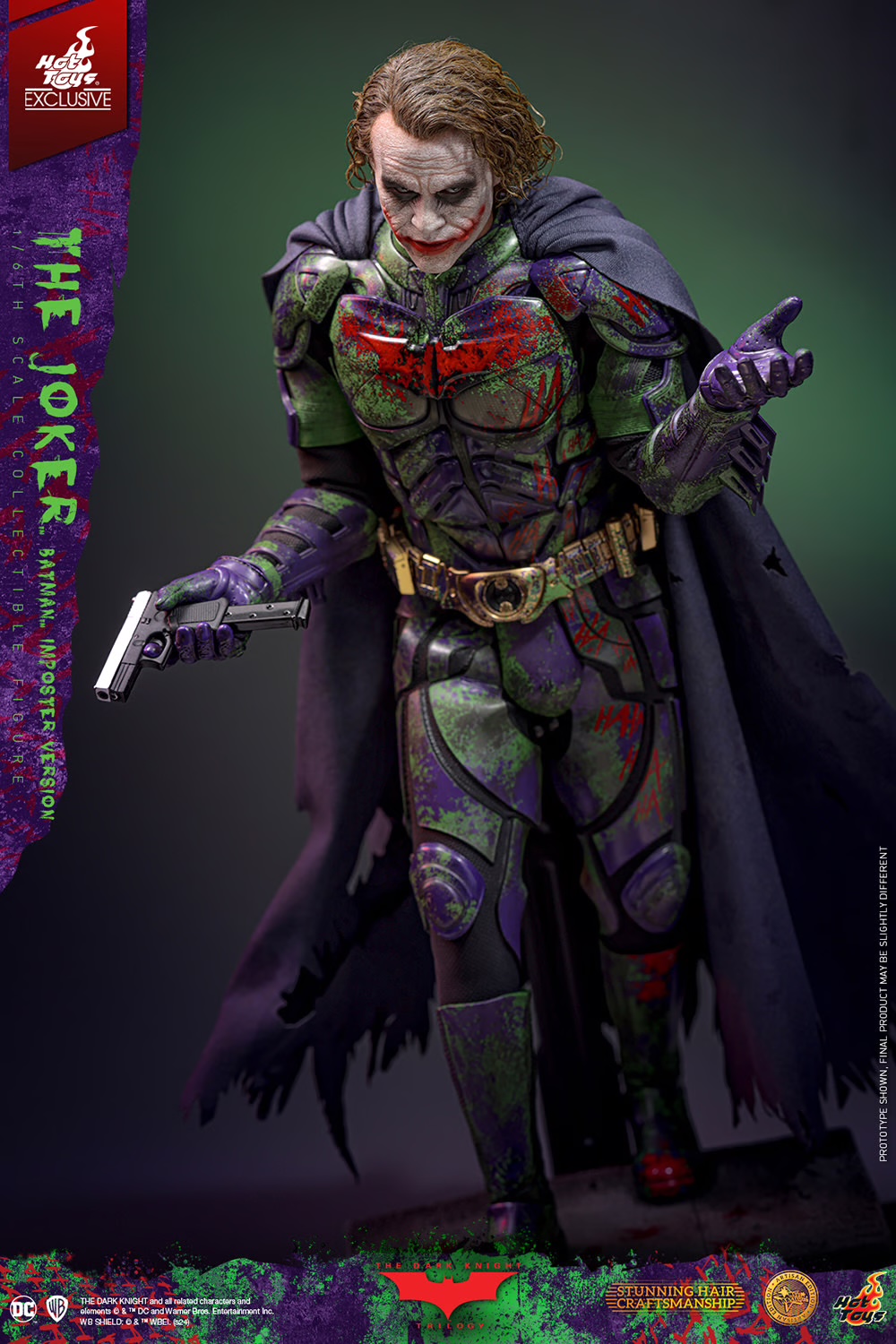 HOT TOYS DC Comics Batman 1989 - Action Figure In Scala 1/6, Collezione Premium, Michael Keaton, Con Accessori E Base Espositiva