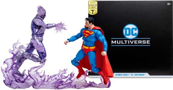 DC Multiverse Atomic Skull vs Superman (Gold Label)