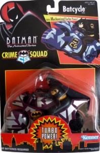 DC Kenner Batman: The Animated Series Batcycle (Crime Squad)