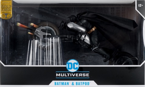 DC Multiverse Batman and Batpod (Gold Label - The Dark Knight Rises)