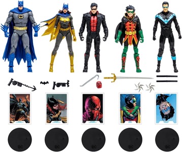 DC Multiverse Batman Bat-Family Multi-Pack (Gold Label) thumbnail