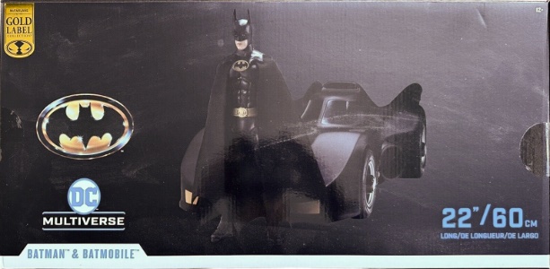 DC Multiverse Batman & Batmobile (Gold Label)