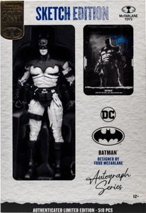 DC Multiverse Batman (Gold Label - Todd McFarlane - Sketch Edition) - Autograph