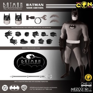DC Mezco Toyz Batman (Noir Edition - Batman: The Animated Series)