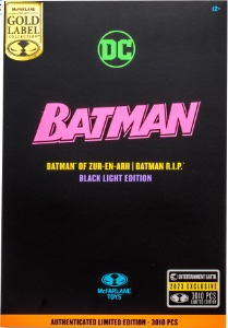 DC Multiverse Batman of Zur-En-Arh (Gold Label - Black Light - Batman R.I.P.)