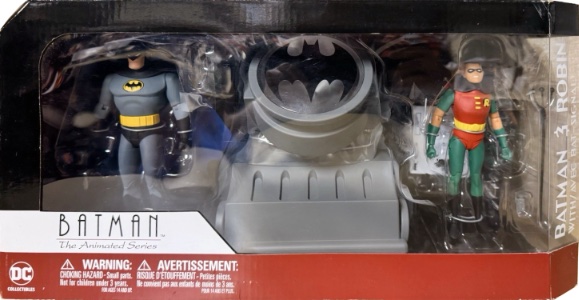DC Batman: The Animated Series Batman & Robin with Bat-Signal (Batman: The Animated Series)