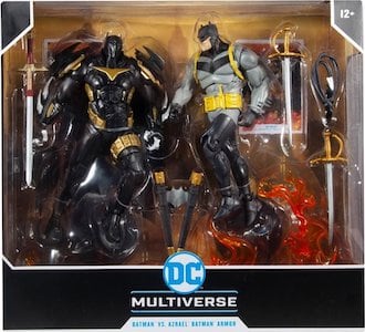 DC Multiverse Batman vs Azrael Batman Armor (Curse of the White Knight)