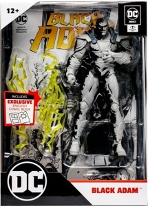 DC McFarlane DC Page Punchers Black Adam (Black Adam Line Art Variant)