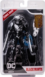 DC McFarlane DC Page Punchers Black Manta (Gold Label - Line Art)