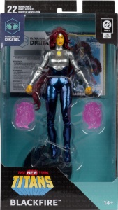 DC McFarlane DC Direct Digital Series Blackfire (The New Teen Titans)