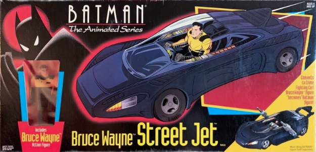 DC Kenner Batman: The Animated Series Bruce Wayne Street Jet