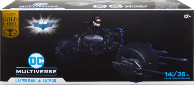 DC Multiverse Catwoman and Batpod (Gold Label - The Dark Knight Rises)