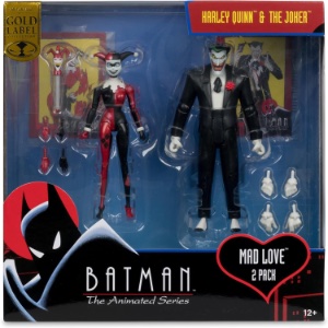 DC Batman: The Animated Series Harley Quinn and The Joker (Gold Label - Mad Love 2 Pack)