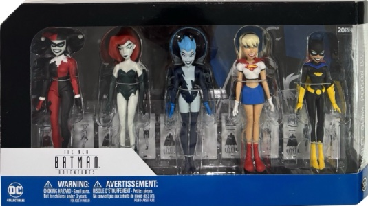 DC DC Collectibles Batman: The Animated Series Harley Quinn, Poison Ivy, Livewire, Supergirl & Batgirl (Girl’s Night Out 5 Pack)