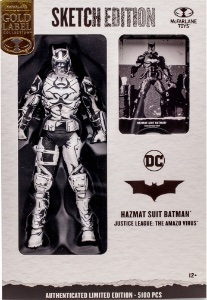 DC Multiverse Hazmat Suit Batman (Gold Label - The Amazo Virus - Sketch Edition)