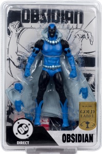 DC McFarlane DC Page Punchers Obsidian (Gold Label Infinity Inc #16 - Lithograph)