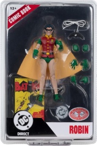 DC McFarlane DC Page Punchers Robin Dick Grayson (Red Platinum - Batman Issue #1)