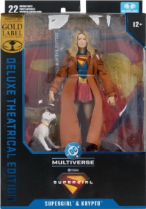 DC Multiverse Supergirl & Krypto (Gold Label - Deluxe Theatrical Edition - Supergirl Movie)