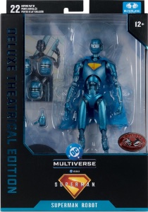 DC Multiverse Superman Robot (Red Platinum - Deluxe Theatrical Edition - Superman Movie)