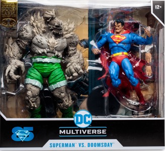 DC Multiverse Superman vs Doomsday (Gold Label) thumbnail