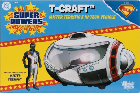 DC McFarlane Super Powers T-Craft with Mr. Terrific (Gold Label - Superman Movie)