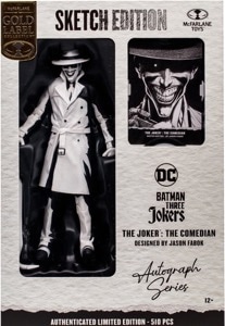 DC Multiverse The Joker (Gold Label - Jason Fabok - Sketch Edition) - Autograph