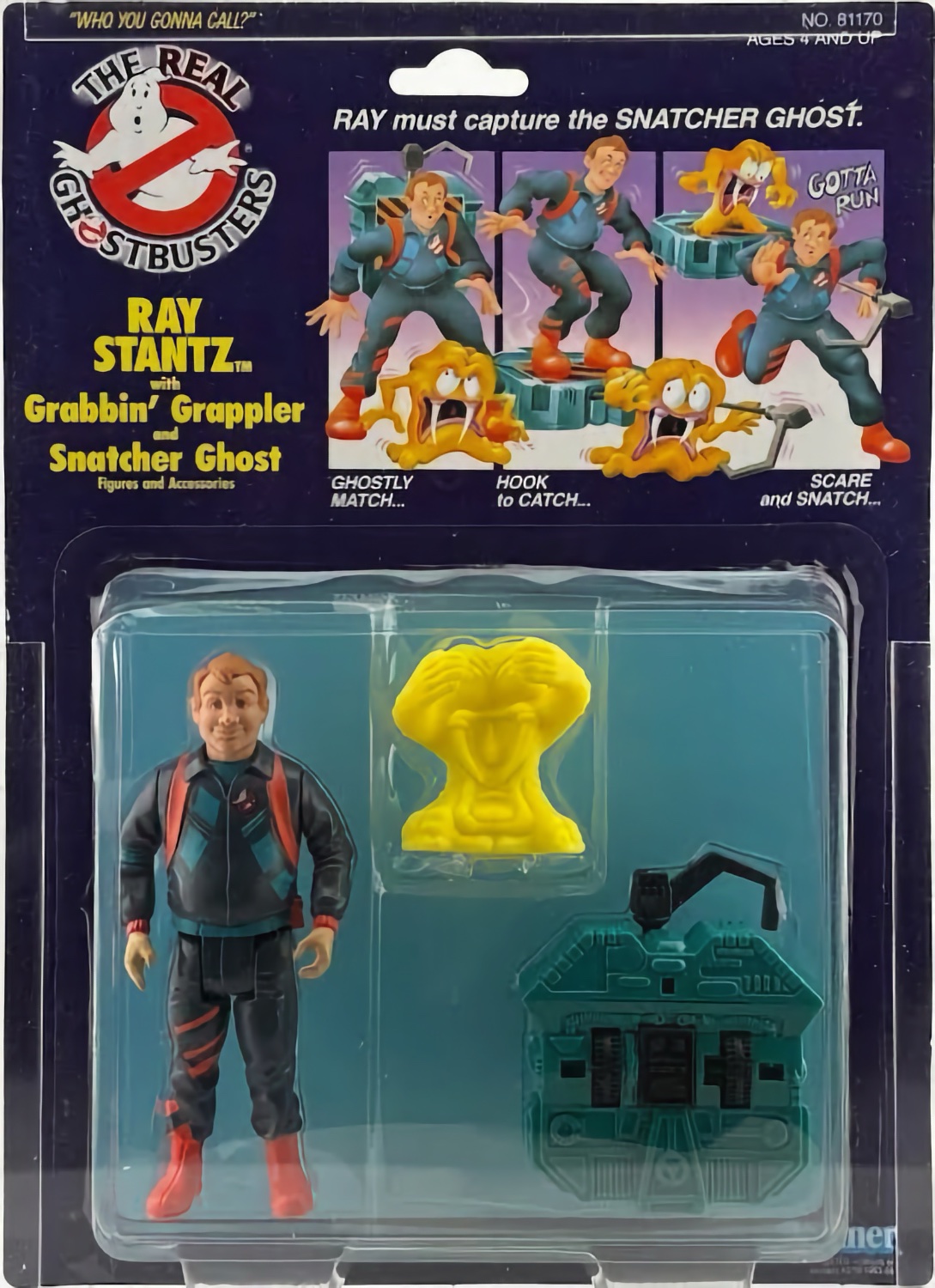 Action Figure Ghostbusters, Ray Stantz In Camice Blu, Edizione Esclusiva, 16 Cm