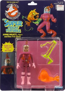 Ghostbusters Kenner Ghostbusters Janine Melnitz and Boo Fish Ghost (Super Fright Features)