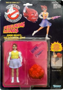 Ghostbusters Kenner Ghostbusters Janine Melnitz with Swinewhine Ghost (Screaming Heroes)