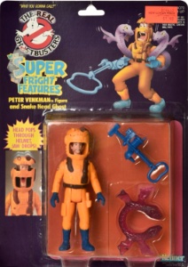 Ghostbusters Kenner Ghostbusters Peter Venkman and Snake Head Ghost (Super Fright Features)