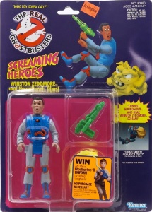 Ghostbusters Kenner Ghostbusters Winston Zeddmore and Houndhowl Ghost (Screaming Heroes)
