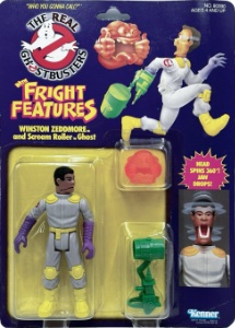 Ghostbusters Kenner Ghostbusters Winston Zeddmore and Scream Roller Ghost (Fright Features)