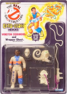 Ghostbusters Kenner Ghostbusters Winston Zeddmore (ECTO-Glow Hero)