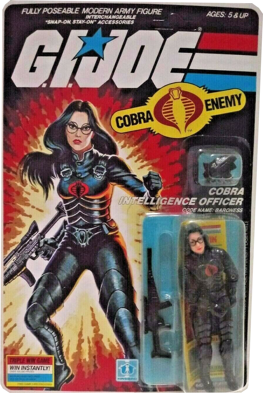 Baroness Cobra Intelligence Officer v6 loose 2004 HTF subversive spy COMPLETE! 