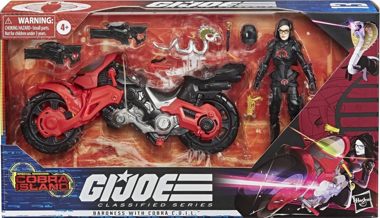 GI Joe Classified Series Baroness with COIL Figure & Vehicle TARGET EXCLUSIVE 