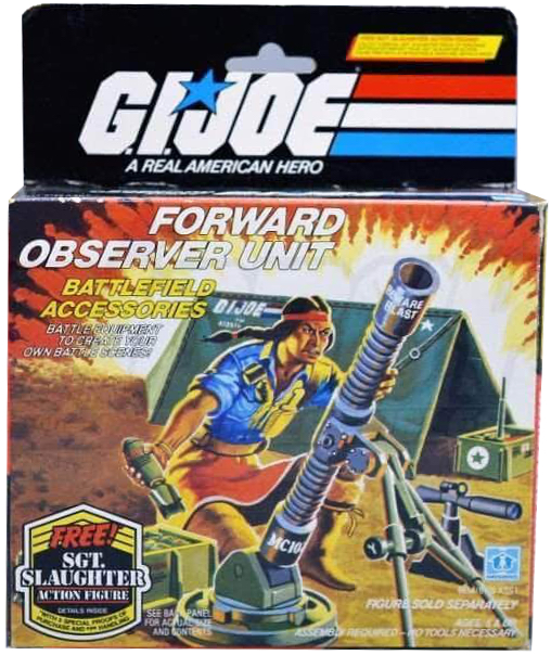 GI Joe 1985 FORWARD OBSERVER UNIT Mortar Stand 