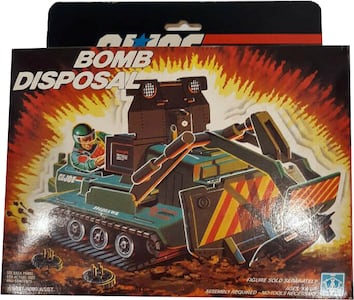 GI Joe 1985 BOMB DISPOSAL UNIT UPPER MAIN BODY HULL SHELL PART G.I 