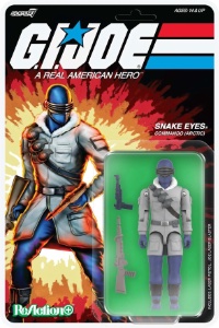 G.I. Joe Super7 ReAction Arctic Snake Eyes