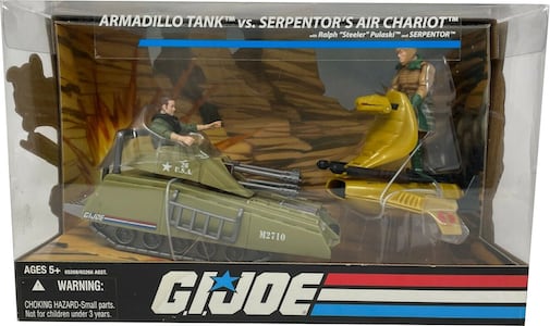 Armadillo Tank vs Serpentor's Air Chariot