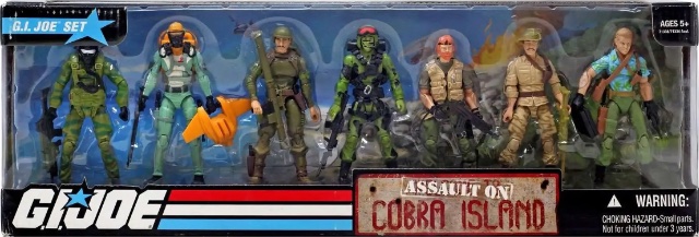 G.I. Joe 25th Anniversary Assault on Cobra Island 7 Pack