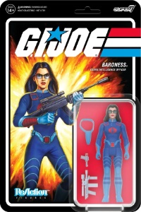 G.I. Joe Super7 ReAction Baroness (Cartoon Dark Blue)