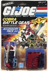 G.I. Joe A Real American Hero Battle Gear Accessory Pack #4 (Cobra)