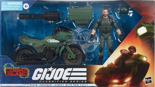 G.I. Joe 6" Classified Series Breaker with RAM Cycle