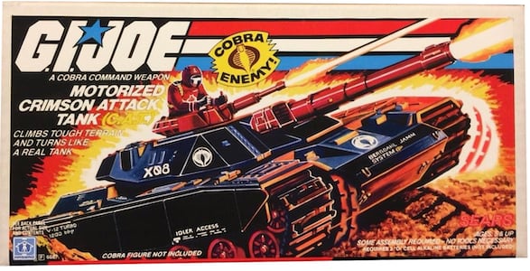 G.I. Joe A Real American Hero C.A.T. (Crimson Attack Tank)