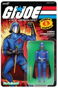 G.I. Joe Super7 ReAction Cobra Commander (Movie -  Black Cape)