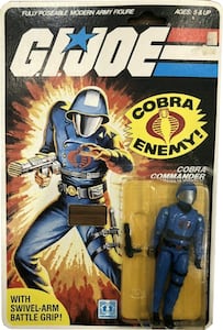 G.I. Joe A Real American Hero Cobra Commander - Swivel