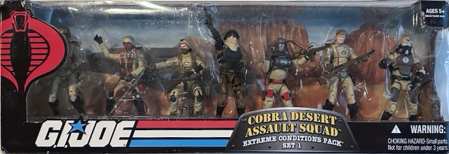 G.I. Joe 25th Anniversary Cobra Desert Assault Squad (Extreme Conditions Pack - Set 1)