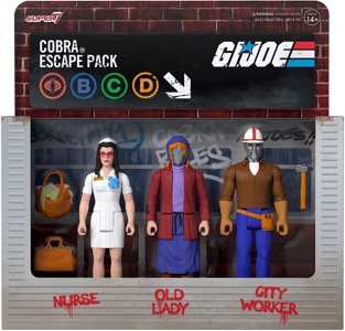 G.I. Joe Super7 ReAction Cobra Escape Pack